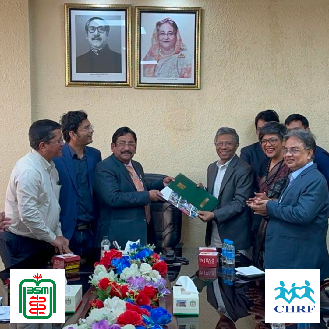 BSMMU & CHRF Sign A Memorandum of Understanding (MoU)