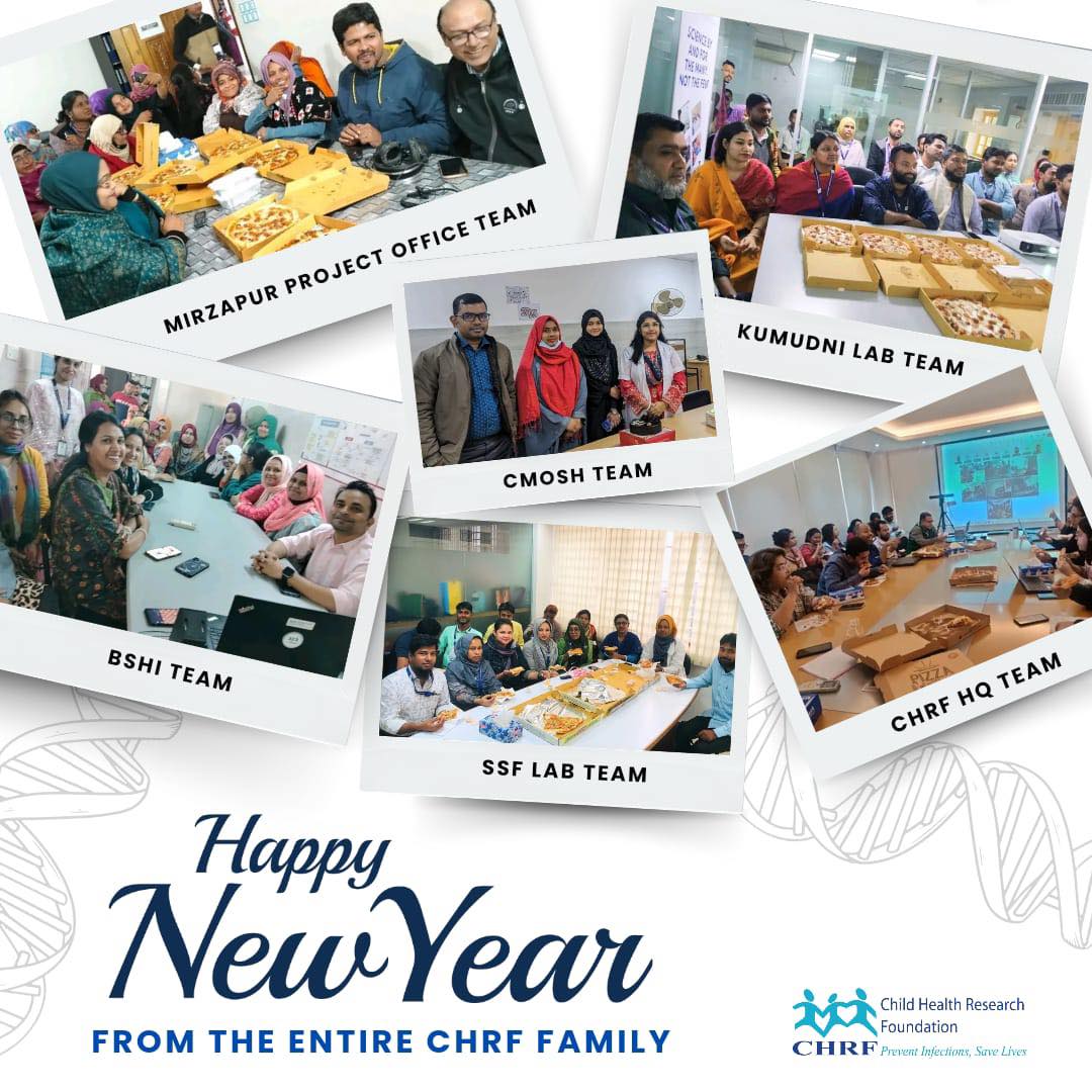 What better way to start the year than with a pizza party! The teams from CHRF HQ, Chattogram Ma