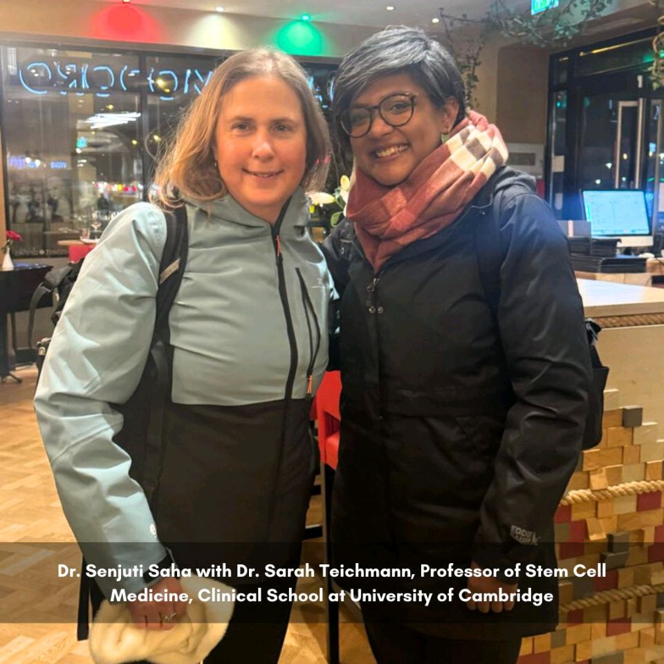 At the University of Cambridge’s Teichmann Lab, Dr. Senjuti Saha showcased CHRF’s endeavour in b (1)