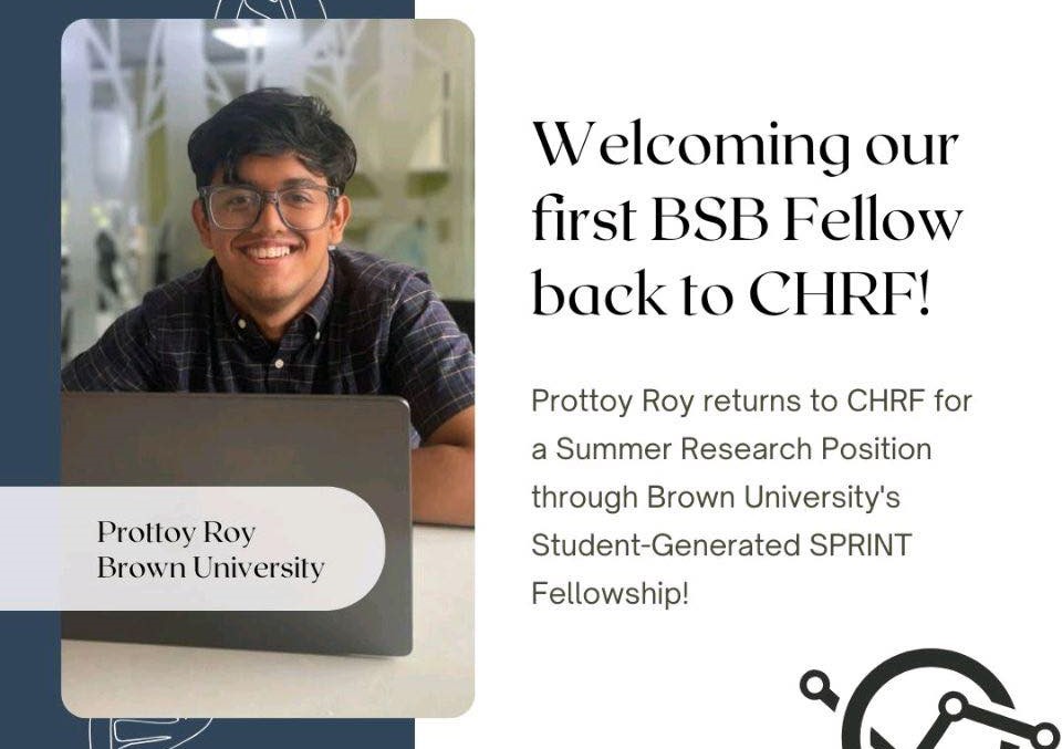 Were thrilled to welcome back our very first Building Scientists for Bangladesh Fellow, Prottoy2
