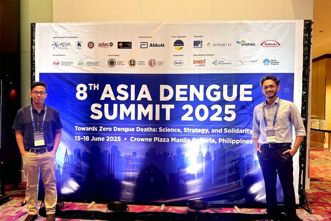We’re excited to share that in June 2025, Dr. Sudipta Deb Nath and Saffat Reaz represented CHRF  (1)