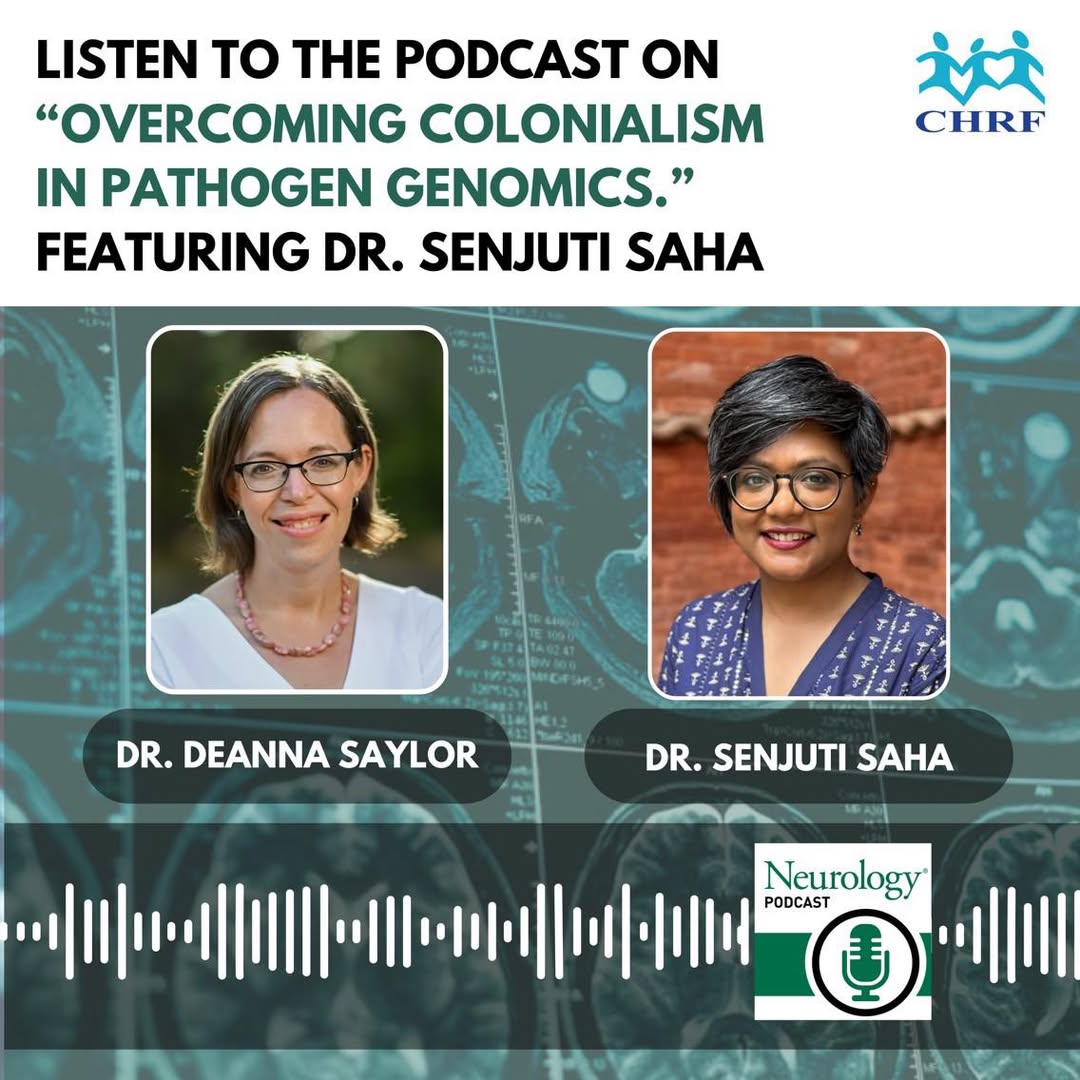 Dr. Senjuti Saha, Deputy Executive Director at CHRF, recently joined the Neurology Podcast with 