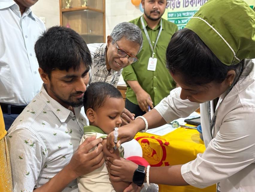 Prof. Samir K. Saha, Executive Director of CHRF, and Prof. Dr. Md. Mahbubul Hoque, Director of B (3)