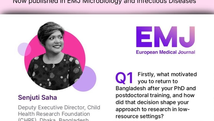 Dr. Senjuti Saha on Local Genomics and Mentorship in the European Medical Journal's Latest Issue