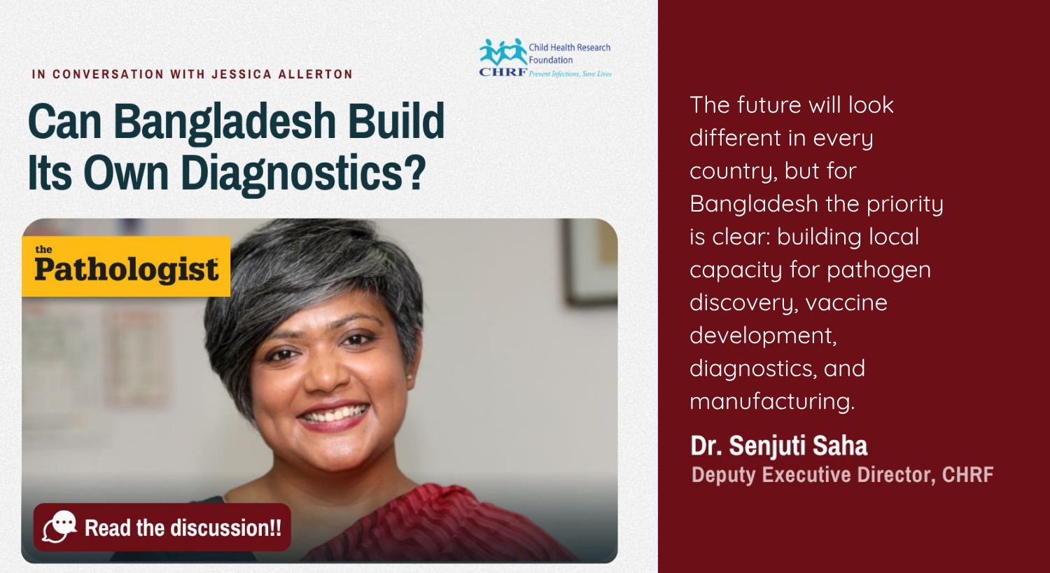 Can Bangladesh Build Its Own Diagnostics?