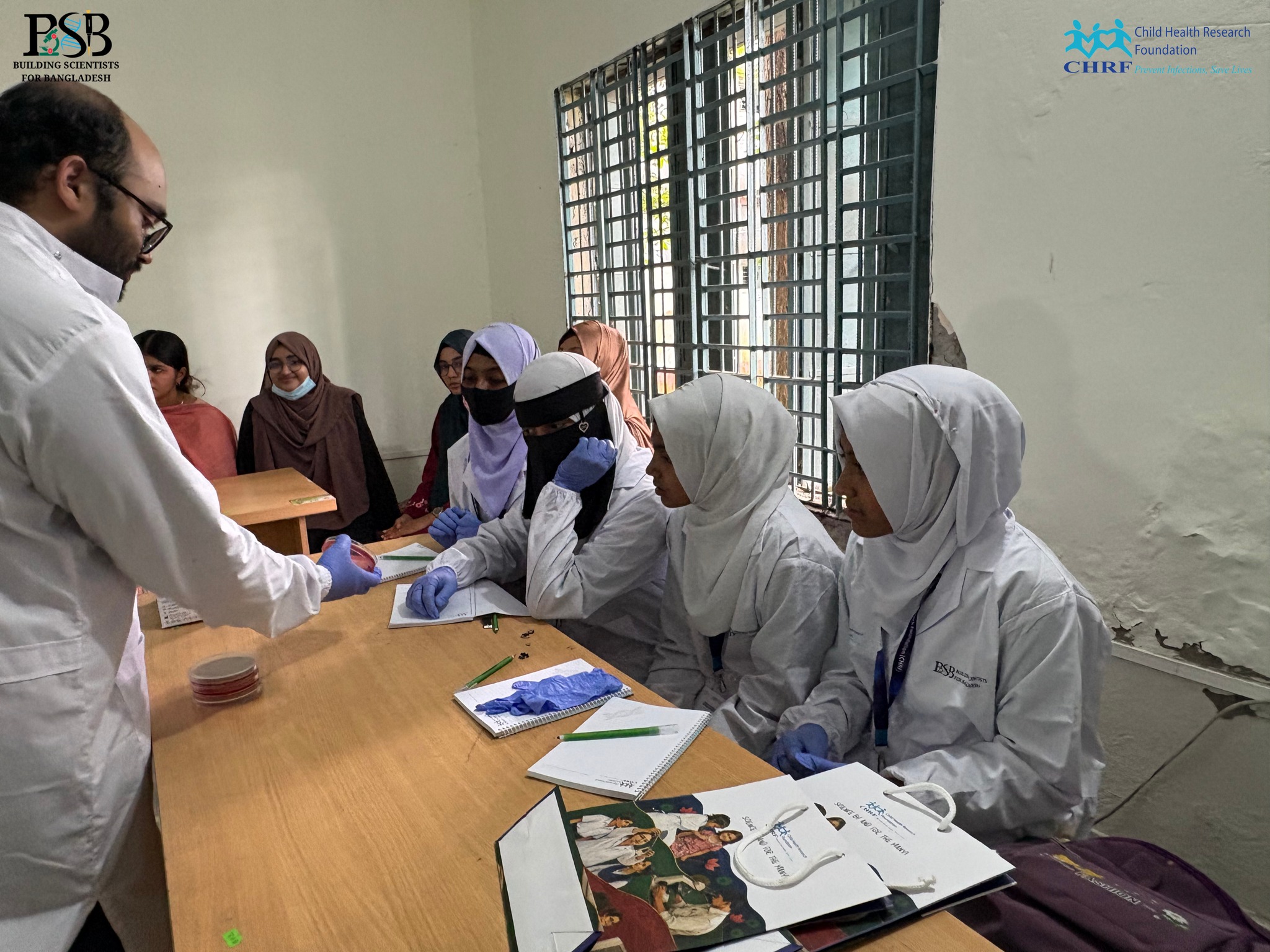 Yesterday, we took a part of our lab from Dhaka to Kishoreganj in collaboration with ShikkaBridg (5)