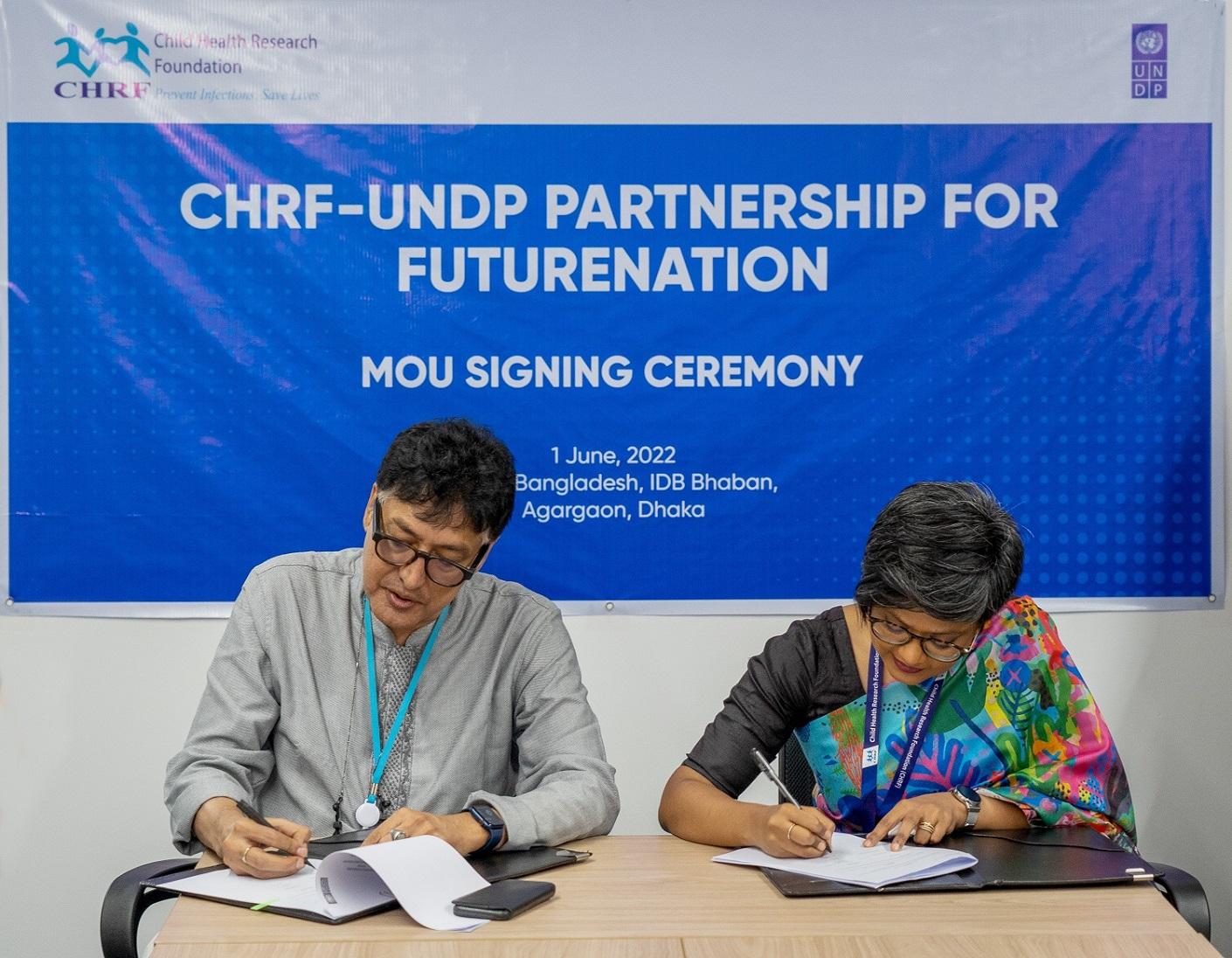 UNDP-CHRF partnership for FutureNation program